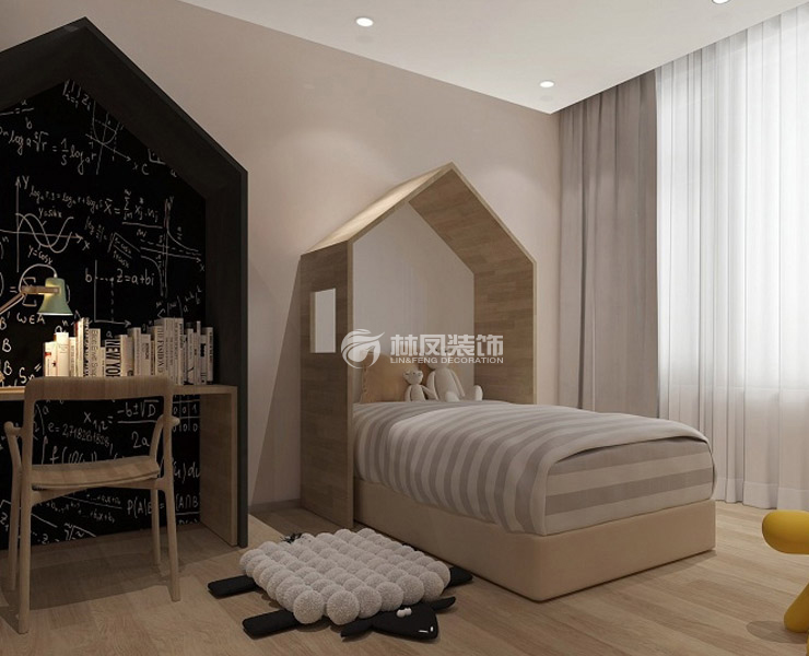 臥室黑板墻設(shè)計(jì)裝修效果圖
