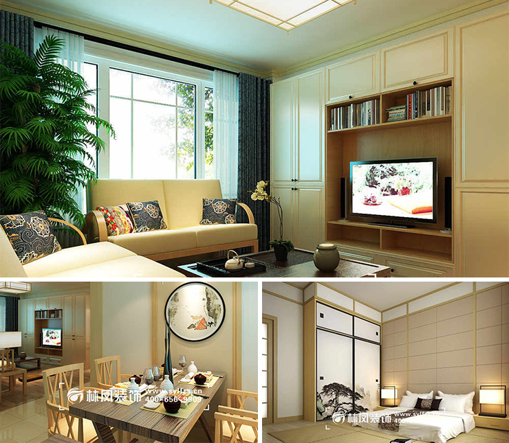 中南旭輝和樾118平日式風(fēng)格裝修效果圖