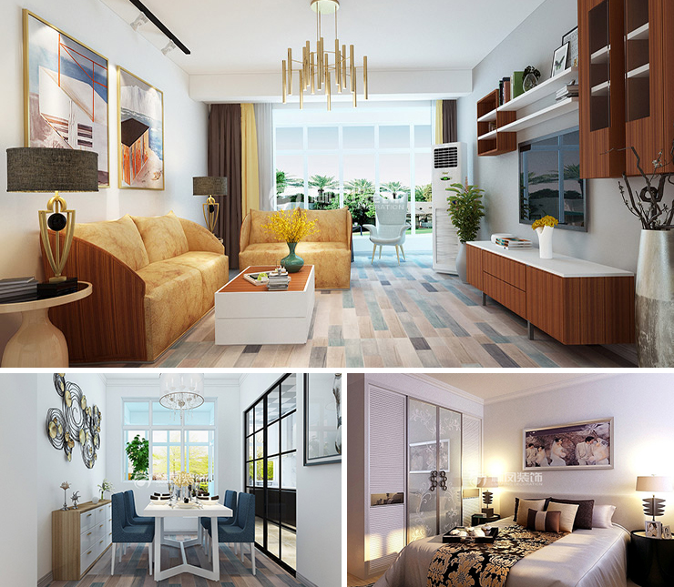 和泓長白府130平現(xiàn)代風(fēng)格裝修效果圖