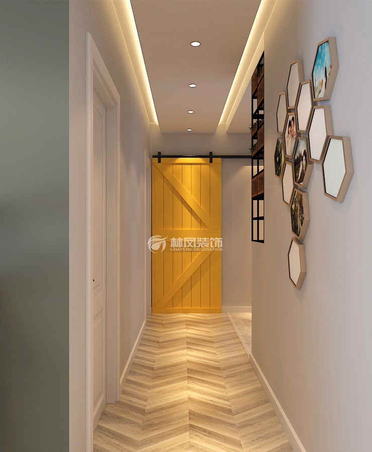 北歐風格谷倉門設(shè)計裝修效果圖