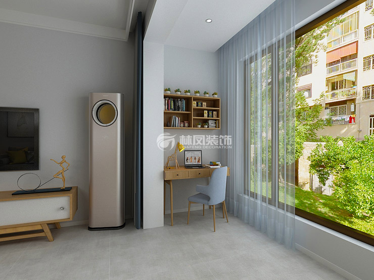 北歐風(fēng)格陽臺(tái)裝修效果圖