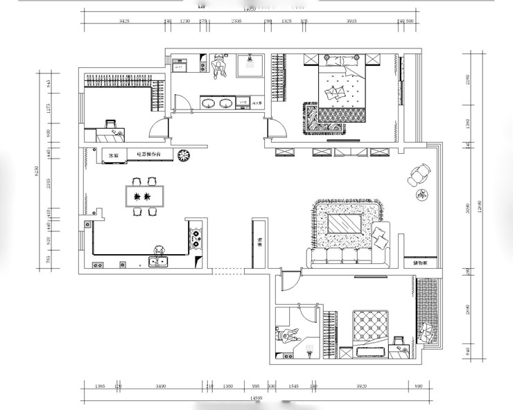 御景·新世界-190+9㎡-后現(xiàn)代風格-平面圖.jpg