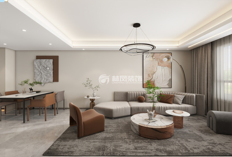 遠洋鯤棲府-105平-現代風格-沙發(fā)墻.jpg