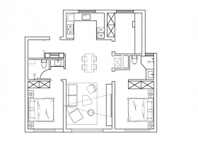 中海璽悅｜現(xiàn)代奶油風(fēng)格