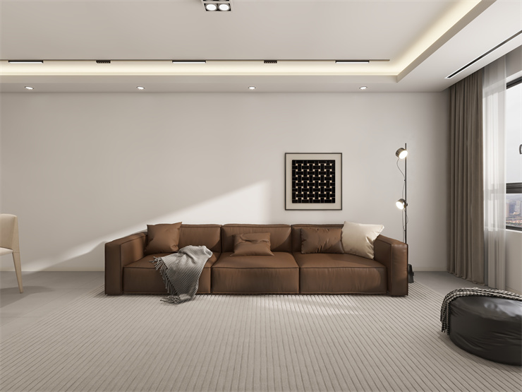 旭輝東樾城90㎡ 奶油風(fēng) 客廳.jpg